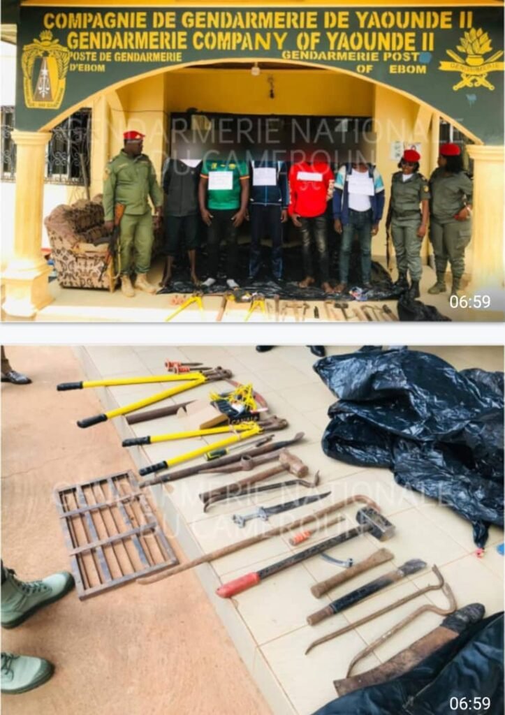 Cameroun : 05 malfrats démantelés à Yaoundé par la gendarmerie